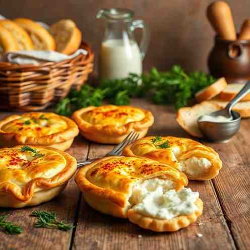 Romanian Placinte - Easy Cottage Cheese Pies